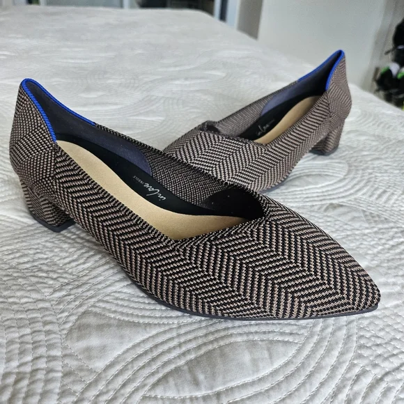 NWOB Rothy’s The High Point in Sparrow Herringbone - size 9 - Picture 2 of 12